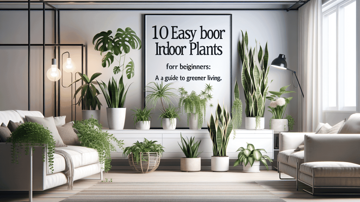 10 Easy Indoor Plants for Beginners: A Guide to Greener Living