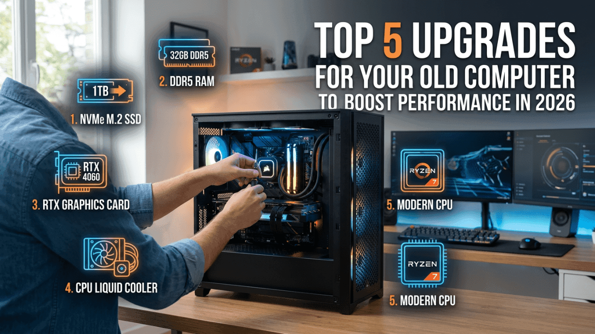 Top 5 Upgrades for Your Old Computer to Boost Performance in 2026