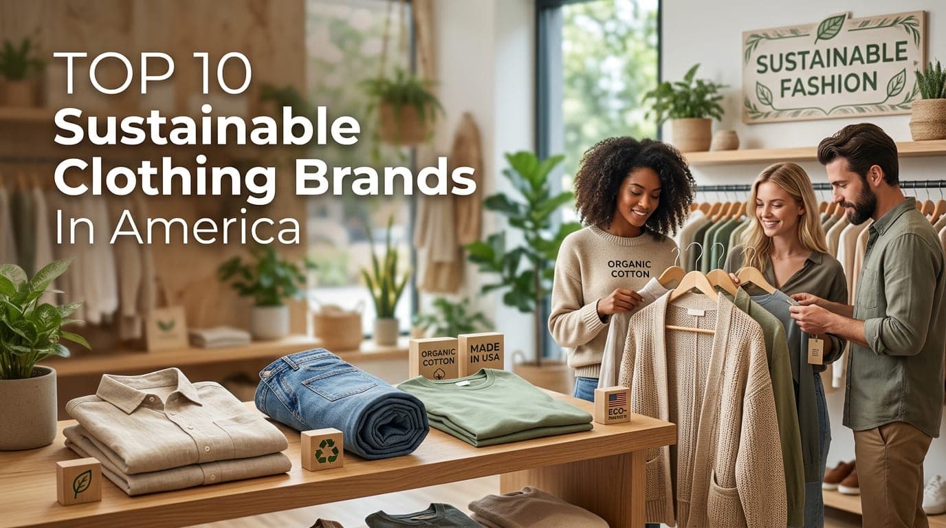 Top 10 Sustainable Clothing Brands in America