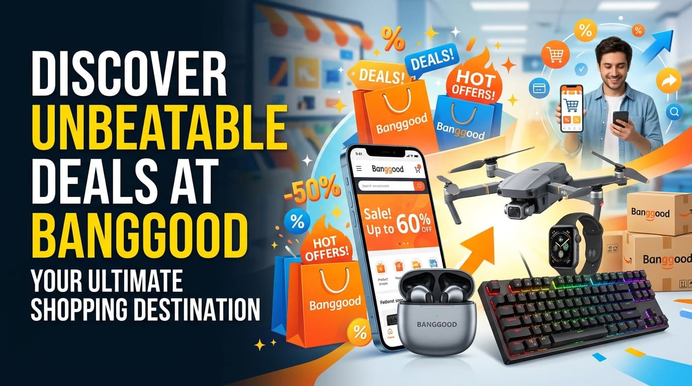 Discover Unbeatable Deals at Banggood: Your Ultimate Shopping Destination