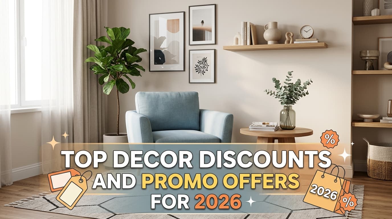 Top Decor Discounts and Promo Offers for 2026